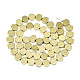 Electroplate Non-magnetic Synthetic Hematite Beads Strands G-S352-61-2