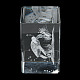 3d стеклянная фигурка животного с лазерной гравировкой DJEW-R013-01D-3
