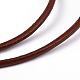 2.5mm Chocolate Color Cowhide Leather Beading Cords X-WL-A001-2-2