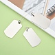 201 Stainless Steel Stamping Blank Tag Pendants X-STAS-O044-P122-5