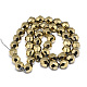 Electroplate Non-magnetic Synthetic Hematite Beads Strands G-T061-33A-2