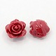 Synthetic Coral 3D Flower Rose Beads CORA-A005-20mm-03-1