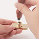 Wax Seal Brass Stamp Head AJEW-WH0215-042-4