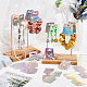 PandaHall Elite 400Pcs Laser Style Folding Paper Jewelry Display Hanging Cards FIND-PH0017-17-2