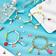 Sunnyclue 279 pièces kits de bracelets sur le thème des fruits à faire soi-même DIY-SC0015-44-5