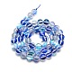 Synthetic Moonstone Beads Strands G-F143-10mm-06-2