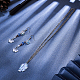Perlas de vidrio transparente pandahall elite GLAA-PH0001-11-4