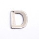 304 Stainless Steel Letter Charms STAS-O072-D-1