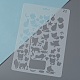 Пластиковые многоразовые шаблоны трафаретов для рисования DIY-F018-B22-3