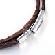 Leather Cord Wrap Bracelets BJEW-K141-07A-4