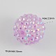AB Color Chunky Round Resin Rhinestone Bubblegum Ball Beads X-RESI-S253-20mm-GAB22-2