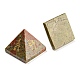 Figurine curative piramidali con pietre preziose naturali e sintetiche G-A091-01-3