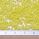 MIYUKIラウンドロカイユビーズ  日本製シードビーズ  11/0  （rr422)不透明な黄色の光沢  11/0  2x1.3mm  穴：0.8mm  約5500個/50g SEED-X0054-RR0422-3