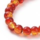 Glass Beads Stretch Bracelets BJEW-JB02872-4