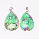 Natural Turquoise Pendants G-K118-01A-1