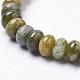 Natural Serpentine Beads Strands G-K181-J-3