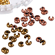 PandaHall About 250 Pcs 6 Colors Brass Crimp Beads Covers Cord End Caps 5x4mm for Jewelry Making KK-PH0007-04-NF-4