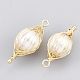 Colgantes de perlas de imitación de plástico abs KK-T035-75-2