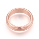 Electroplated Non-magnetic Synthetic Hematite Rings RJEW-P069-01RG-1