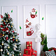 Mayjoydiy 3 pz stencil di gnomo di Natale stencil di ornamenti di Natale gnomo con cappelli nella tazza stile di giunzione 11.8×11.8 pollici con pennello stencil di Natale riutilizzabili per decorazioni fai da te DIY-MA0001-48-7