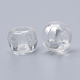 Perles en plastique transparentes X-MACR-S272-19D-1