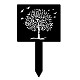 CREATCABIN Memorial Grave Markers Acrylic Grave Stake Waterproof Rectangle Pet Memorial Stake Cemetery Markers Grave Decorations for Cemetery Outdoors Yard 10 x 6inch AJEW-WH0382-007-1