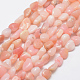 Chapelets de perles en opale rose naturelle G-P406-54-1