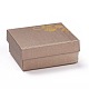 Cajas para collares de papel con tapete de esponja OBOX-G015-01F-2