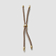 Création de bracelets à cordon torsadé en nylon MAK-M025-129-1