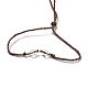 Ожерелье с подвеской в виде черепахи из натурального кварца NJEW-K258-02H-3