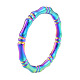 Placage ionique (ip) 201 anneau de doigt d'autocollant de bambou d'acier inoxydable pour des femmes RJEW-N038-128M-1