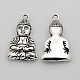 Risultati buddista in stile tibetano pendenti in lega di buddha TIBEP-O005-01AS-1