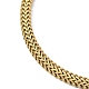Ion Plating(IP) 304 Stainless Steel Mesh Chain Necklace for Men Women NJEW-M200-06G-2