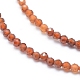 Natural Orange Garnet Beads Strands G-G823-11-2.5mm-3