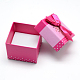 厚紙のギフトボックス  リングボックス  内部のスポンジ  正方形  ミックスカラー  5x5x4cm CBOX-S017-04-3