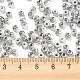 Perles de rocaille en verre de couleurs métalliques SEED-Z001-C-D10-4