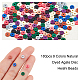 Nbeads 180Pcs 9 Colors Natural Agate Beads Strands G-NB0002-78-3