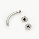 316L Stainless Steel Cone Body Jewelry AJEW-P002-11-2