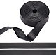 Kunstlederband, Wohnung, Bekleidungszubehör, Schwarz, 1 Zoll (25 mm), 5 m / Bündel