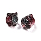 Perles en verre transparentes&nbsp;GLAA-D025-06C-2