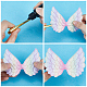 Gorgecraft 40 個 4 色天使の羽の形のパッチアップリケを縫う  服のジーンズのための DIY 縫製クラフト装飾  ミックスカラー  73x96x2mm  10個/カラー FIND-GF0005-44-5