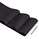 Benecreat 5 metro / 5.5 yardas 100mm de ancho banda elástica plana negra banda elástica elástica pesada para coser ropa proyecto artesanal EC-BC0001-11B-3
