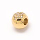 Rondelle 304 Stainless Steel Grade A Rhinestone European Large Hole Beads OPDL-M012-04B-2