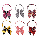 Регулируемый женский галстук-бабочка PH-AJEW-G019-07-1