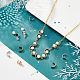 Superfindings 80 pièces 2 couleurs alliage boucle d'oreille perles accessoires de charme FIND-FH0003-87-2