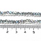 Chapelets de perles en verre électroplaqué EGLA-J026-3mm-F10-3
