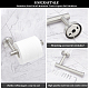 Unicraftale 304 kit de accesorios de baño de acero inoxidable HJEW-UN0001-06-5