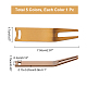 CHGCRAFT 5Pcs 5 Colors Iron Golf Divot Tool TOOL-CA0001-10-2