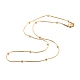 304 de acero inoxidable collares de cadena de serpiente redonda STAS-G244-88A-G-1