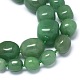 Cordons de perles graduées en aventurine vert naturel G-O173-072-3